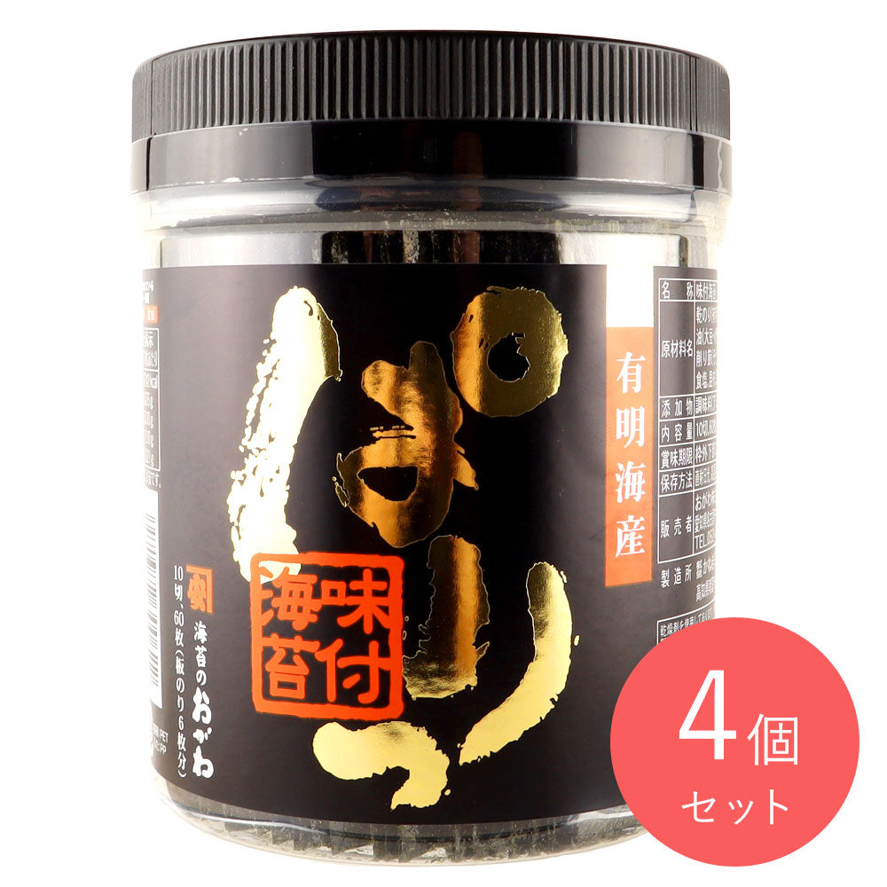 おがわ 味付海苔 ぱりっ (10切60枚)×4個 – 成城石井.com