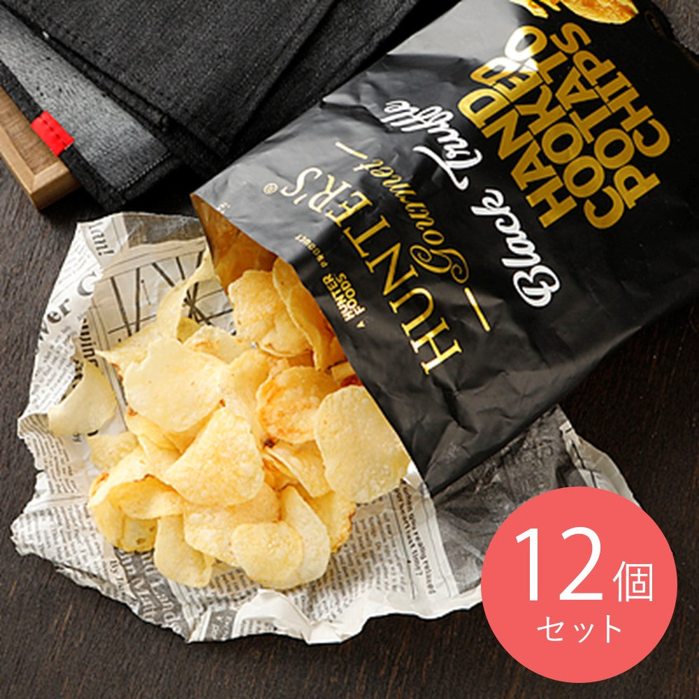 成城石井　ハンターズ　黒トリュフ　ポテトチップス　Big缶 ハンターズ 黒トリュフフレーバーポテトチップス 125g×12個 | 成城石井.com