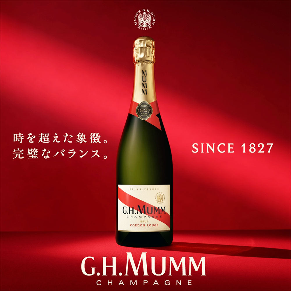 フランス シャンパーニュ マム コルドンルージュ グラス2脚セット
