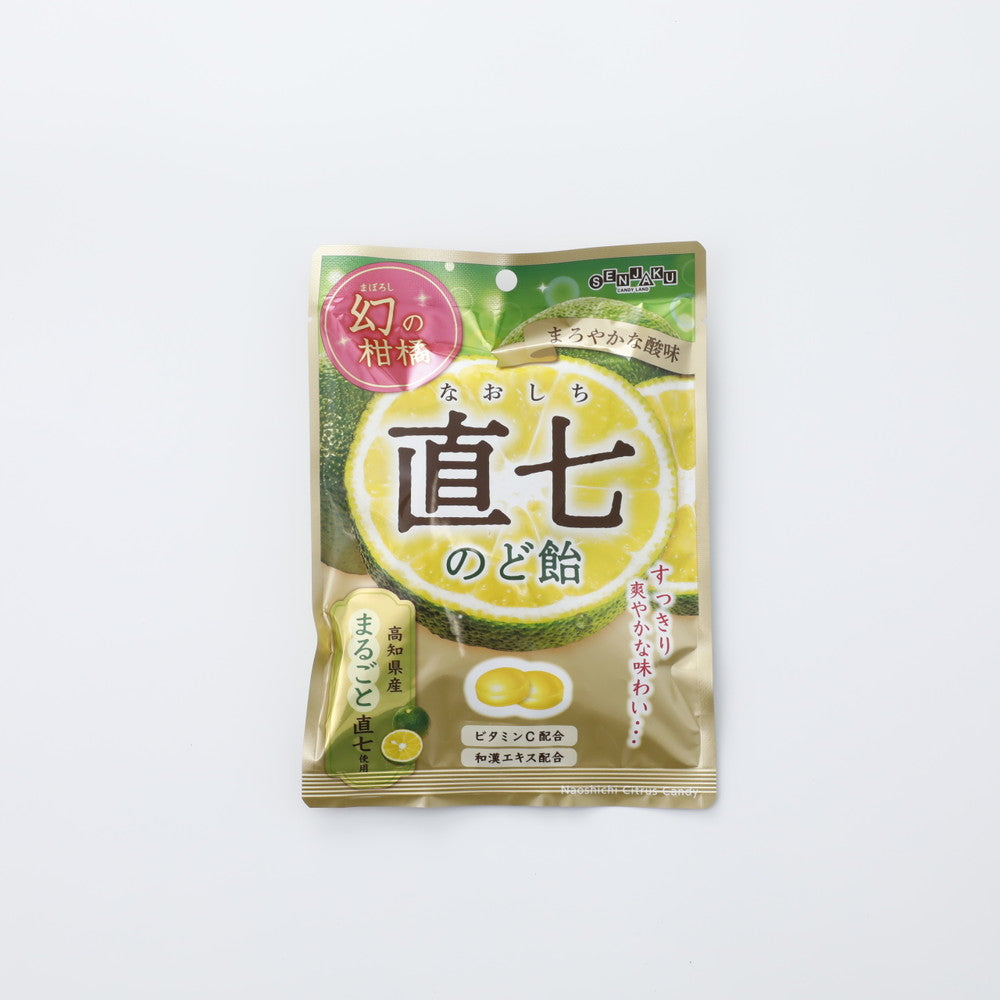 扇雀飴本舗 幻の柑橘 直七のど飴 80g | 成城石井.com