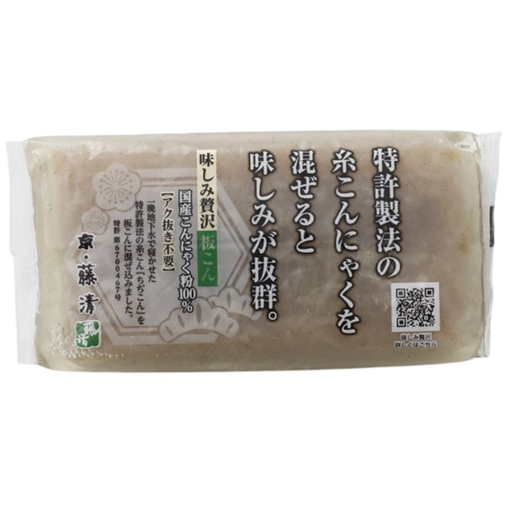 藤清 味しみ贅沢 板こんにゃく 250g | 成城石井.com