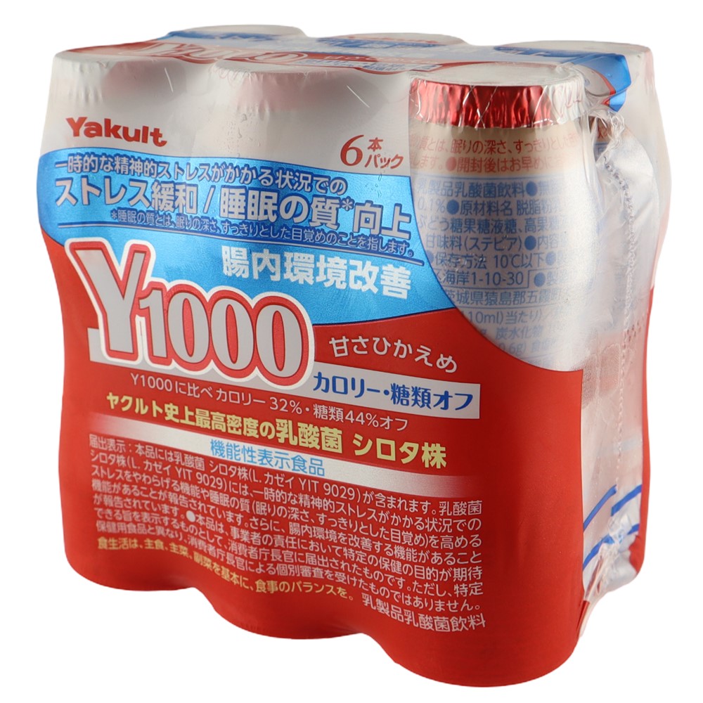 ヤクルト Y1000糖質オフ (110ml×6本パック)×4個 | 成城石井.com