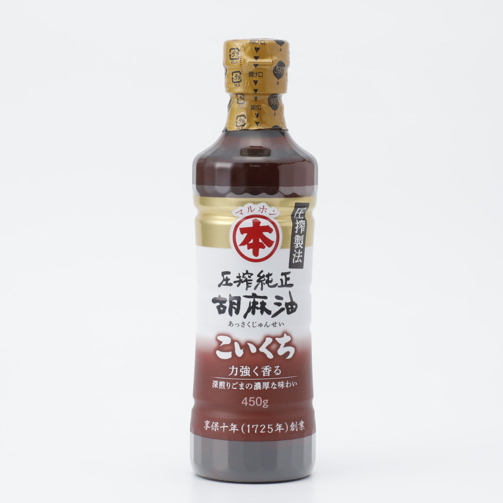 マルホン 圧搾純正胡麻油 濃口 450g | 成城石井.com