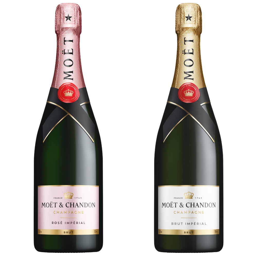 ピ*ン様 MOET & CHANDON ブリュット シャンパン 750ml　2本 CHANDON 限定ボトルバッグ付 シャンドン ギフトボックス2本セット