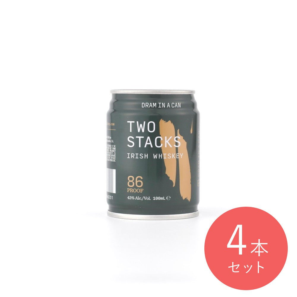 トゥースタックス ブレンデッドウイスキー缶 緑 100ml×4本 | 成城石井.com