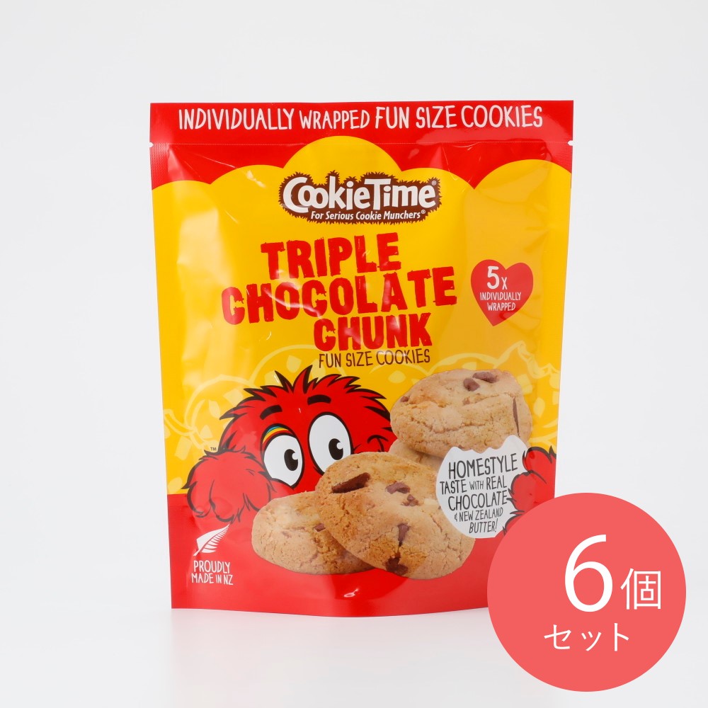 クッキータイム 5パウチトリプルチョコクッキーパッ100g×6個 | 成城