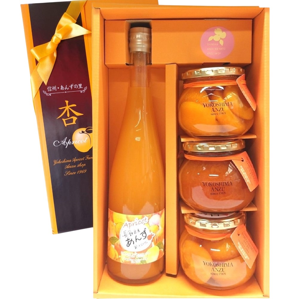 お取り寄せ】【WR】横島物産 特選 杏4点ギフト | 沖縄・離島配送不可