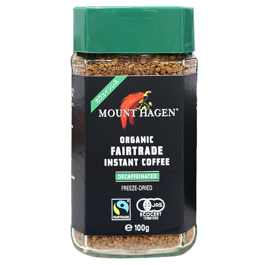 マウントハーゲン 有機カフェインレスインスタントコーヒー 100g [4437]