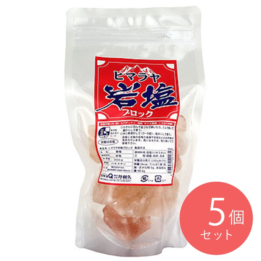 丹羽久 ヒマラヤ岩塩ブロック 300g×5個 –