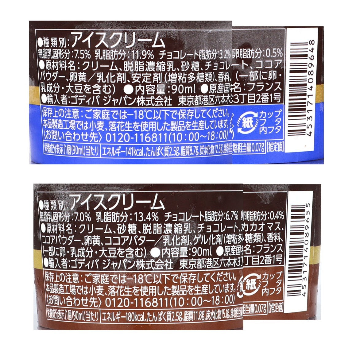 ゴディバ カップアイス2種6個 オリジナル保冷バッグ入り | 沖縄・離島配送不可