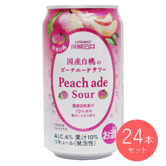 成城石井 国産白桃のピーチエードサワー 350ml×24本