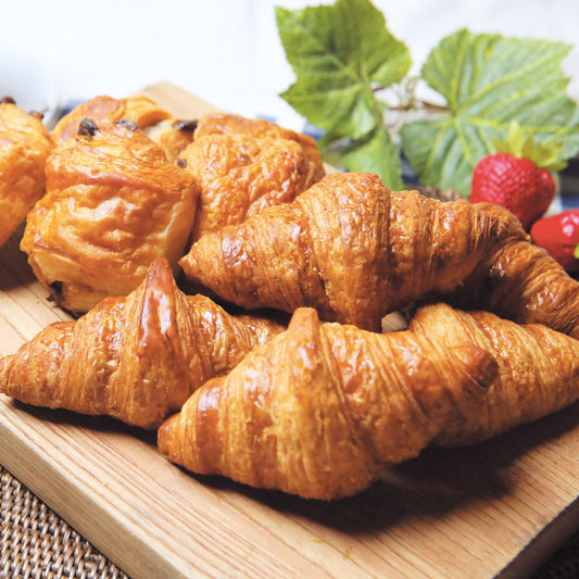 【お取り寄せ】【R】フランス産【冷凍】ミニクロワッサン 約30g×65個&ミニパンオショコラ 約34g×70個 | 個体差があるため数量は目安です | 業務用規格