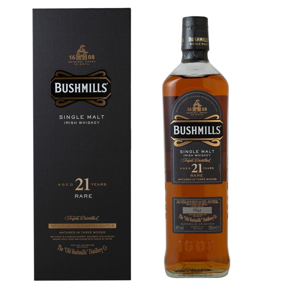 アウトレット】ブッシュミルズモルト 21Y 40゜ 700ml ※キャップの擦れ