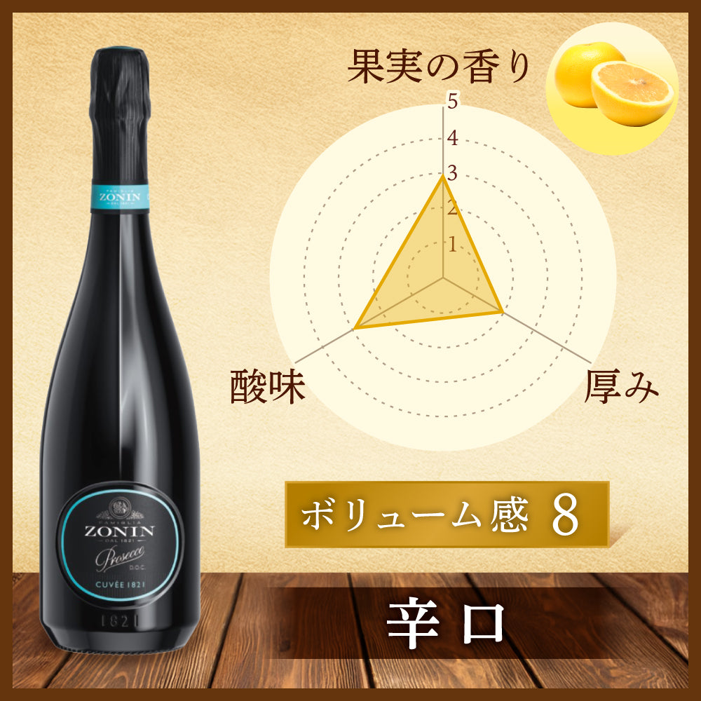 イタリア ゾーニン プロセッコ 750ml | 成城石井.com