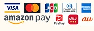 クレジットカード、PayPay支払い、d払い、楽天ペイ、代金引換決済、auかんたん決済、Amazon Payがご利用いただけます。