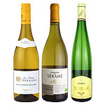 【送料込み】フランス 白ワイン品種別飲み比べ 3本セット 各750ml