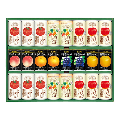 【送料込み】【E】ゴールドパック 国産野菜・果実のストレートジュースセット 7種24本入 PA-35 | 賞味期限2024年05月29