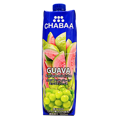CHABAA グァバミックスジュース 1000ml×12本