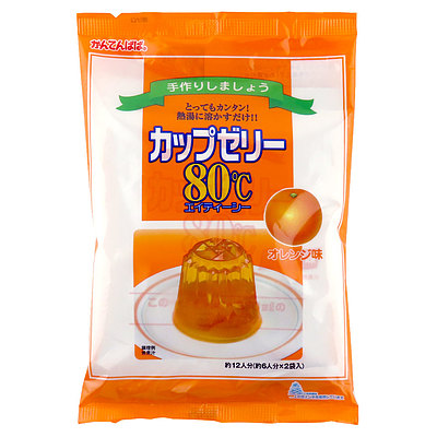 かんてんぱぱ カップゼリー オレンジ (100g×2袋)×5個