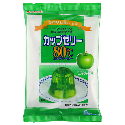 かんてんぱぱ カップゼリー 青リンゴ (100g×2袋)×5個